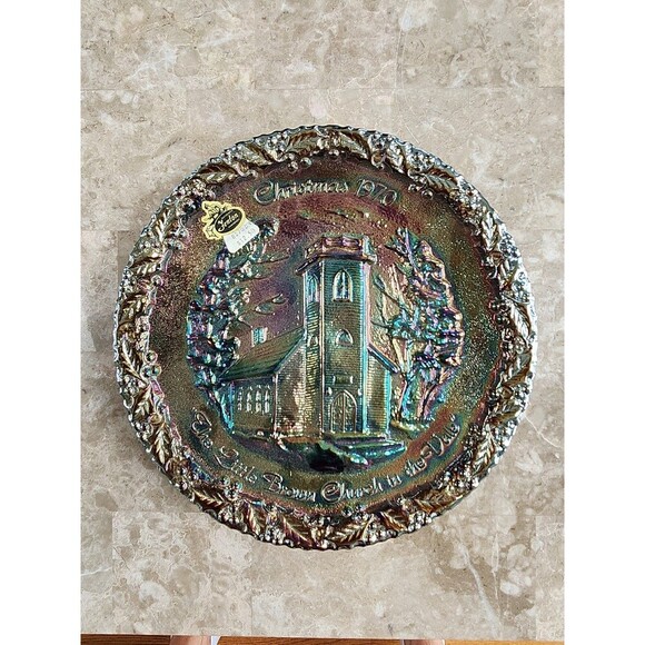 Fenton, 1970 Christmas 'The Little Brown Church In The Vale'. Has Original Tag - Picture 1 of 4